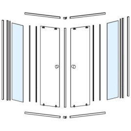 HLF808 verre à une pièce fixe