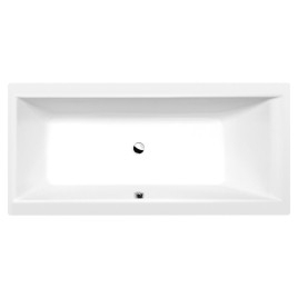 CLEO Bain rectangulaire 160x75x48cm, Matt blanc