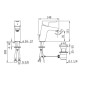 Hansa Primo - Mitigeur de lavabo XL avec garniture de vidage, chrome 49562203