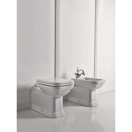 WALDORF WC Pan 37x65cm, S-trap/P-trap, blanc