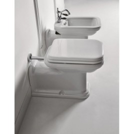 WALDORF WC Pan 37x65cm, S-trap/P-trap, blanc