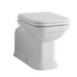 WALDORF WC Pan 37x65cm, S-trap/P-trap, blanc