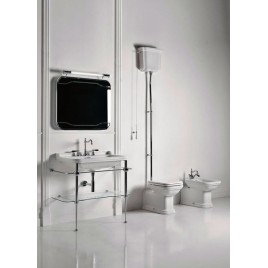 WALDORF WC Pan 37x65cm, S-trap/P-trap, blanc