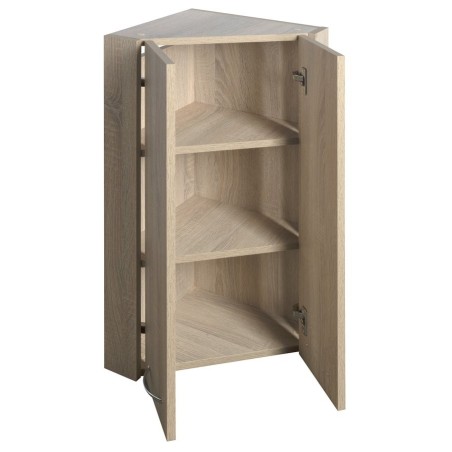 ZOJA/KERAMIA FRESH unité d'angle 35x76x35cm, placage de chêne