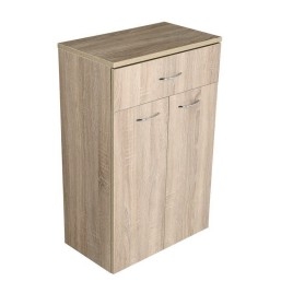 ZOJA/KERAMIA FRESH Unité de stockage inférieure 50x78x29cm, placage de chêne