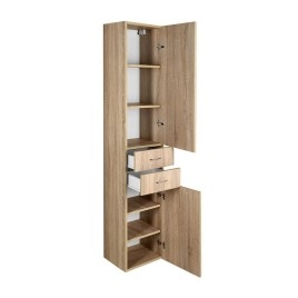 ZOJA/KERAMIA FRESH Unité de rangement 35x184x29cm, placage de chêne