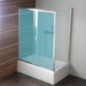 DEEP Panneau de côté 900 x 1500 mm, verre clair