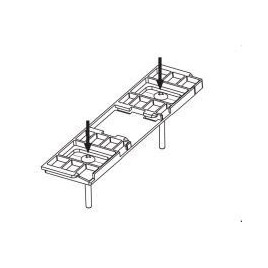Plaque de montage pour le siège de bidet LB802, LB402