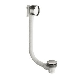 Déchets de remplissage de bain, (L) 900mm, Plug 72mm,chrome