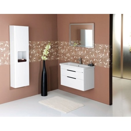 ELLA Unité de rangement 40x140x20cm, porte 1x, gauche/droite/blanc