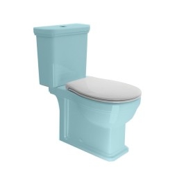 CLASSIC Doux Fermer siège de toilette, blanc/bronze