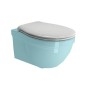 CLASSIC Doux Fermer siège de toilette, blanc/bronze