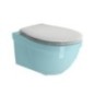 CLASSIC Doux Fermer siège de toilette, blanc/chrome