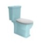 CLASSIC Doux Fermer siège de toilette, blanc/chrome