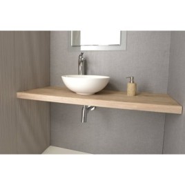 AVICE MDF Washbasin Countertop 110x50cm, chêne rover