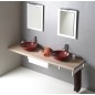 AVICE MDF Washbasin Countertop 190x50cm, chêne rover