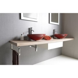 AVICE MDF Washbasin Countertop 240x50cm, chêne rover