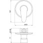 Novaservis Titania Smart - Robinetterie de douche encastrée, chrome 98050,0