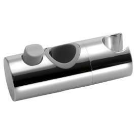 Diapositive de remplacement pour barre de douche 23mm, ABS/chrome