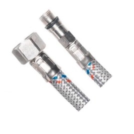 Poignée en acier inoxydable flexible M10x3/8", (L) 40cm