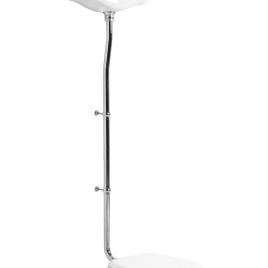 WALDORF Tube Cistern de haut niveau, chrome