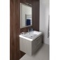 THEIA 2 Drawer Vanity Unité 75,6x50x44,2cm, chêne argenté