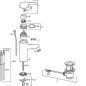 Hansa Medipro - Mitigeur de lavabo, chrome 01612103