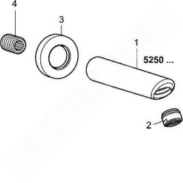 Hansa Accessoires - Bec déverseur, chrome 52502100
