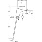 Hansa Mix - Mitigeur de lavabo, chrome 01082183