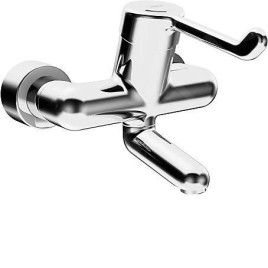 Hansa Medipro - Mitigeur de lavabo mural, chrome 02542202