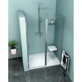 ZOOM Porte de douche 1000mm, verre clair