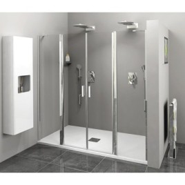 ZOOM Porte de douche 1800mm, verre clair
