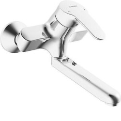 Hansa Mix - Mitigeur de lavabo mural, chrome 01949283