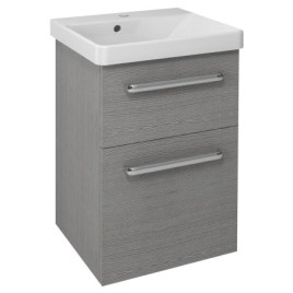 THEIA 2 Drawer Vanity Unité 46,4x70x44,2cm, chêne argenté