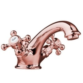 ANTEA Washbasin Mixer Tap avec Pop Up Waste, or rose