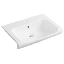 INKA Ceramic Washbasin 60x40cm, blanc