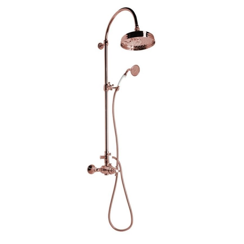 Combi de douche ANTEA avec mélangeur thermostatique Tap, or rose