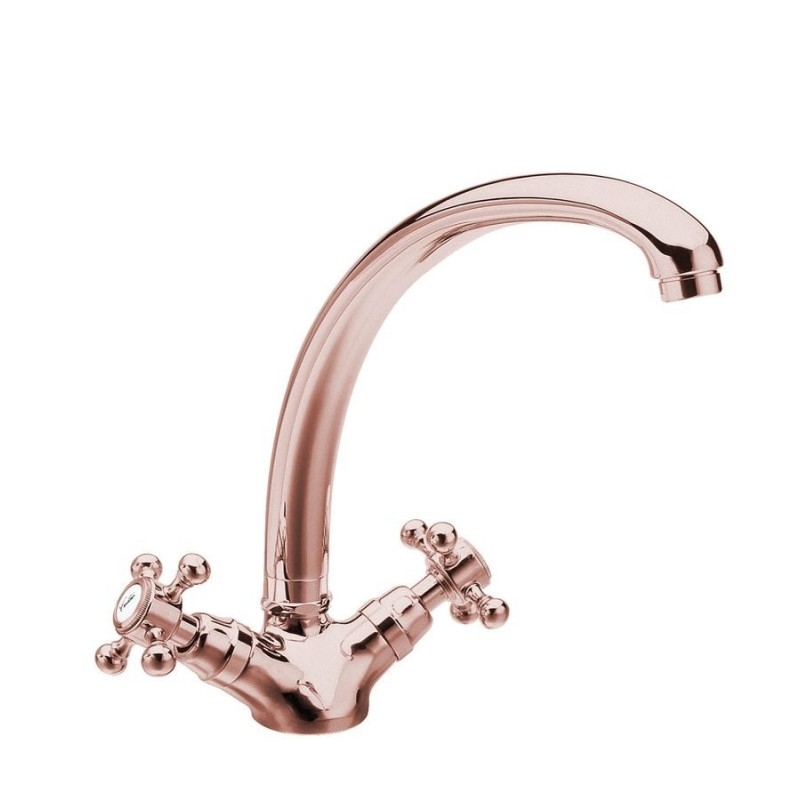 ANTEA Robinet de cuisine (H) 265mm, or rose