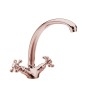ANTEA Robinet de cuisine (H) 265mm, or rose