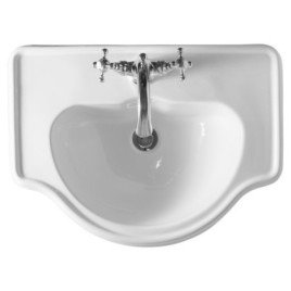 RETRO Lave-vaisselle en céramique semi-requise 62x45,5cm, blanc