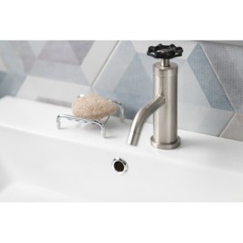 Housse de débordement de lavabo Ø 30mm, chrome