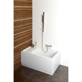 JAZZ Bain avec assise 120x75cm, Blanc