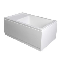 JAZZ Bain avec assise 120x75cm, Blanc
