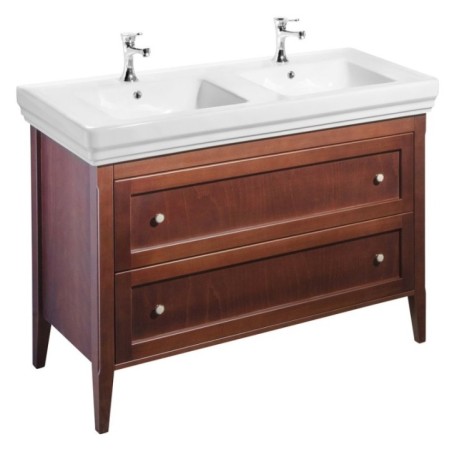 CROSS Vanity Unit 116x77,5x49,5cm, 2x tiroir, mahagon