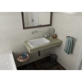 TAILOR Rockstone Countertop 230x50 cm, version L