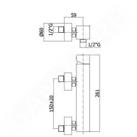 Paffoni Level - Mitigeur de douche, chrome LEC168CR
