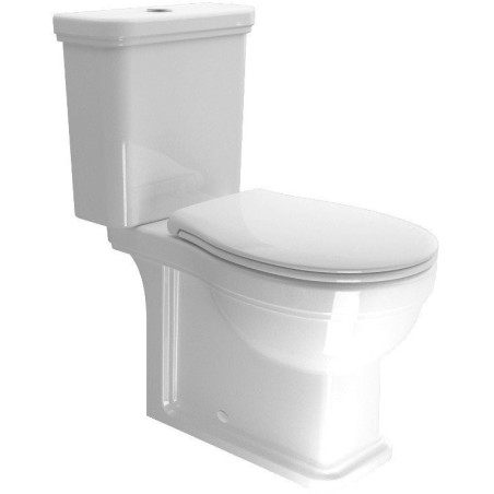 CLASSIC Fermer Toilettes couple, blanc