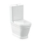 ANTIK Fermer Toilettes, blanc