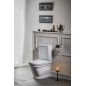ANTIK Fermer Toilettes, blanc