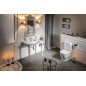 ANTIK Fermer Toilettes, blanc
